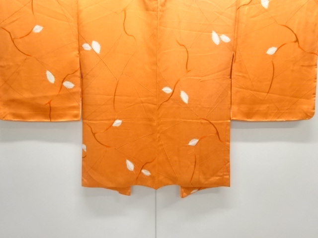 未使用品　絞り枝葉模様羽織